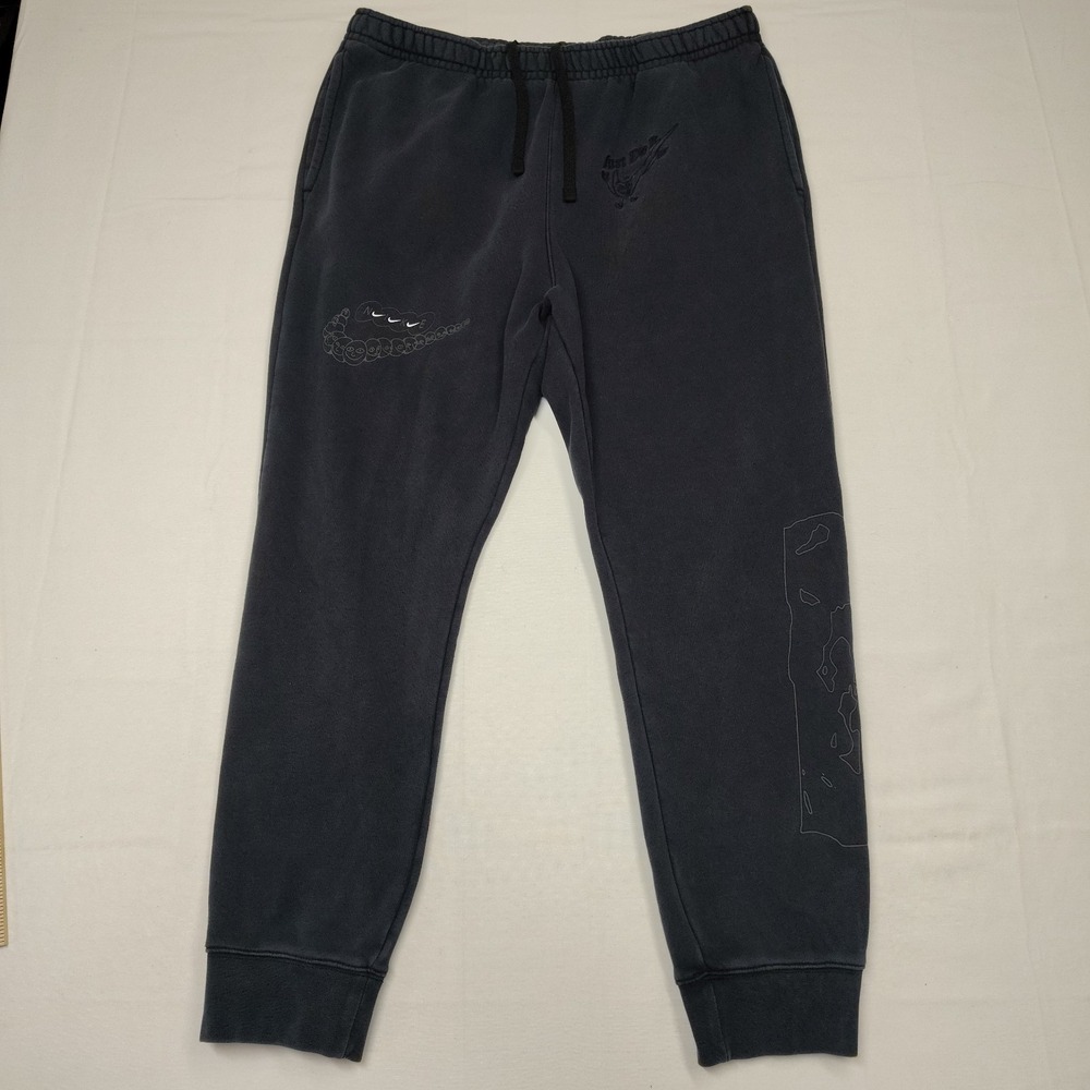Nike Just Do It Graphic Swoosh Sweatpants XL Streetwear Athleisure Joggers Y2K